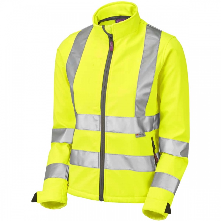 Ladies Hi Vis Softshell